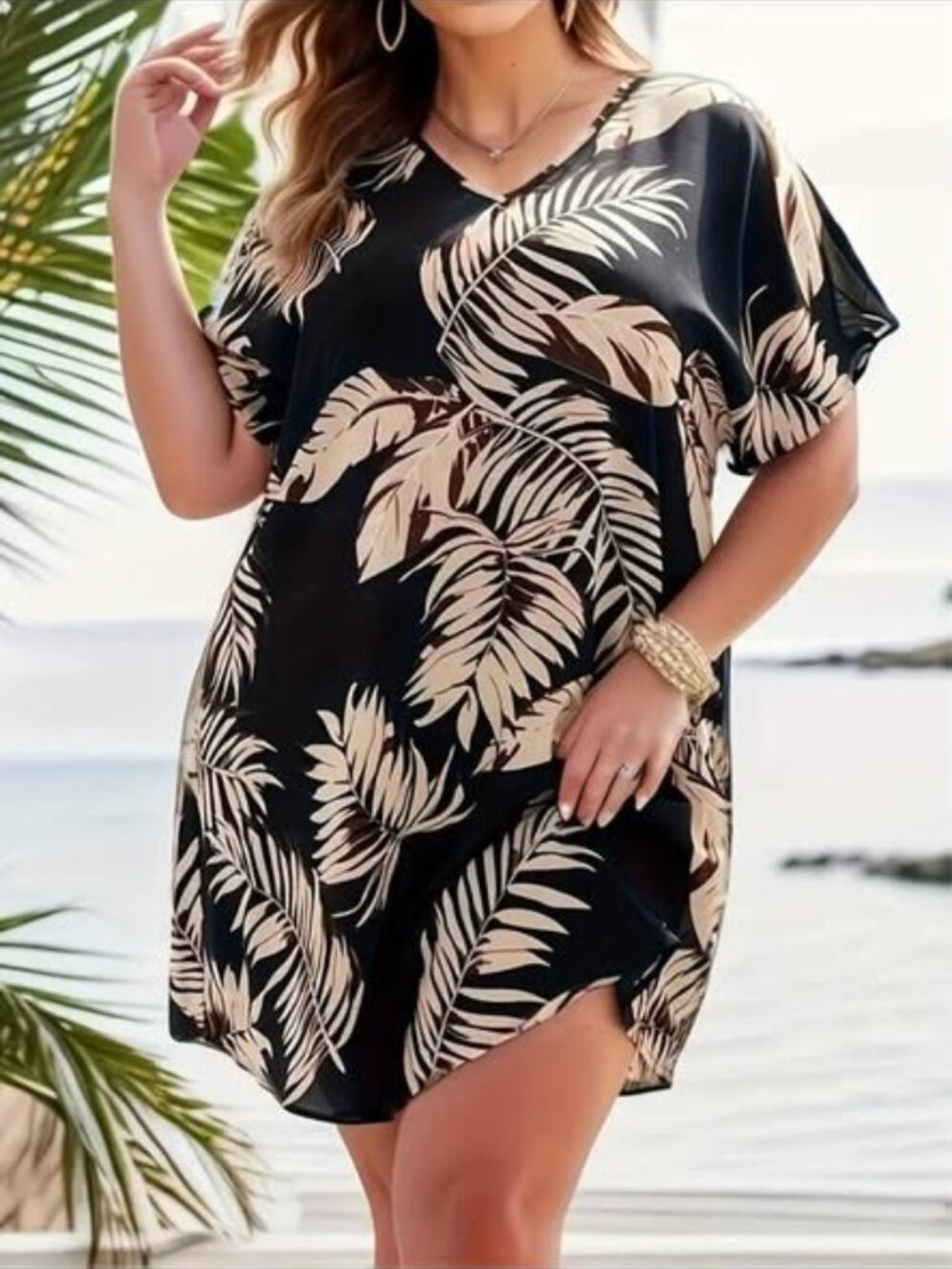Ladies 1XL New Tropical Print Dress 12.00.